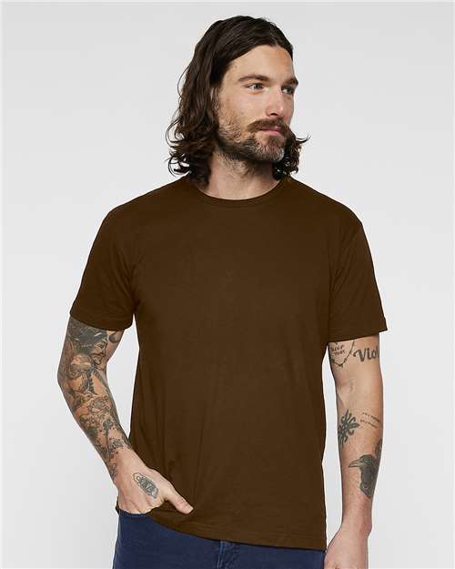 Brown Fine Jersey Tee - 6901