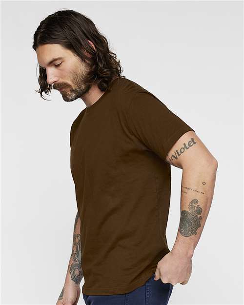 Brown Fine Jersey Tee - 6901