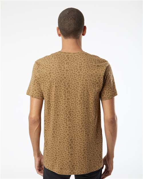Brown Leopard Fine Jersey Tee - 6901