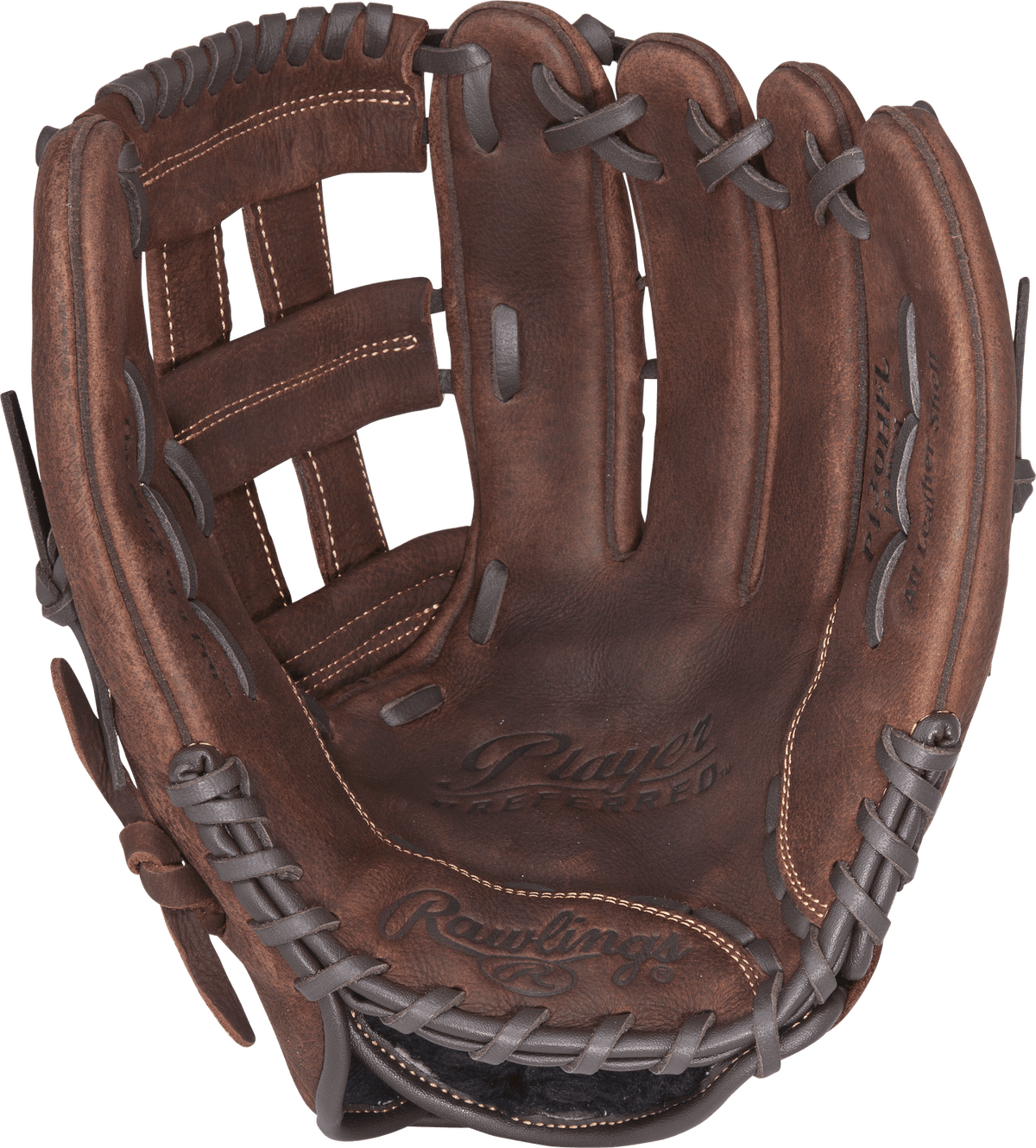 Brown Rawlings Player Preferred 13 in Fastpitch  Glove, Outfield