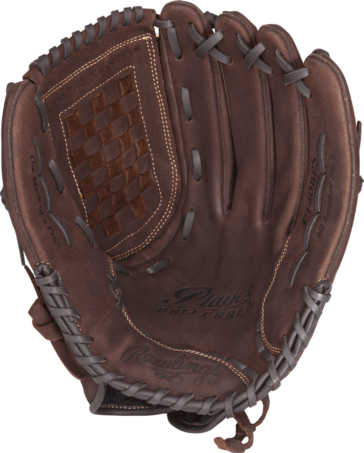 Brown Rawlings Player Preferred 14 in Fastpitch  Glove, Outfield
