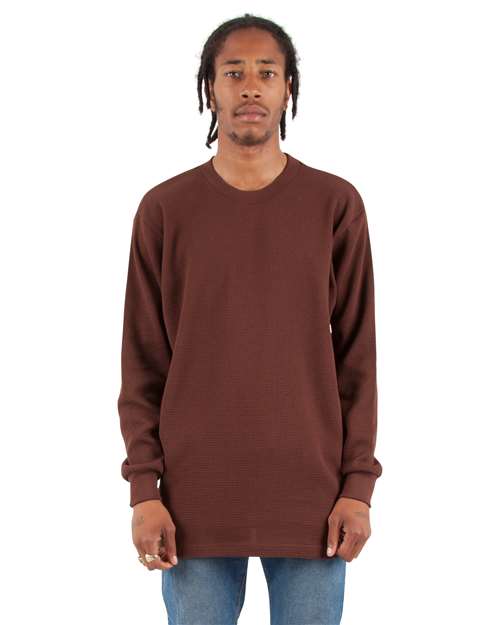 Brown Thermal T-Shirt - SHTHRM
