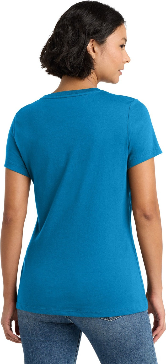 Brt Turquoise District Women's Perfect Weight Tee. DM104L