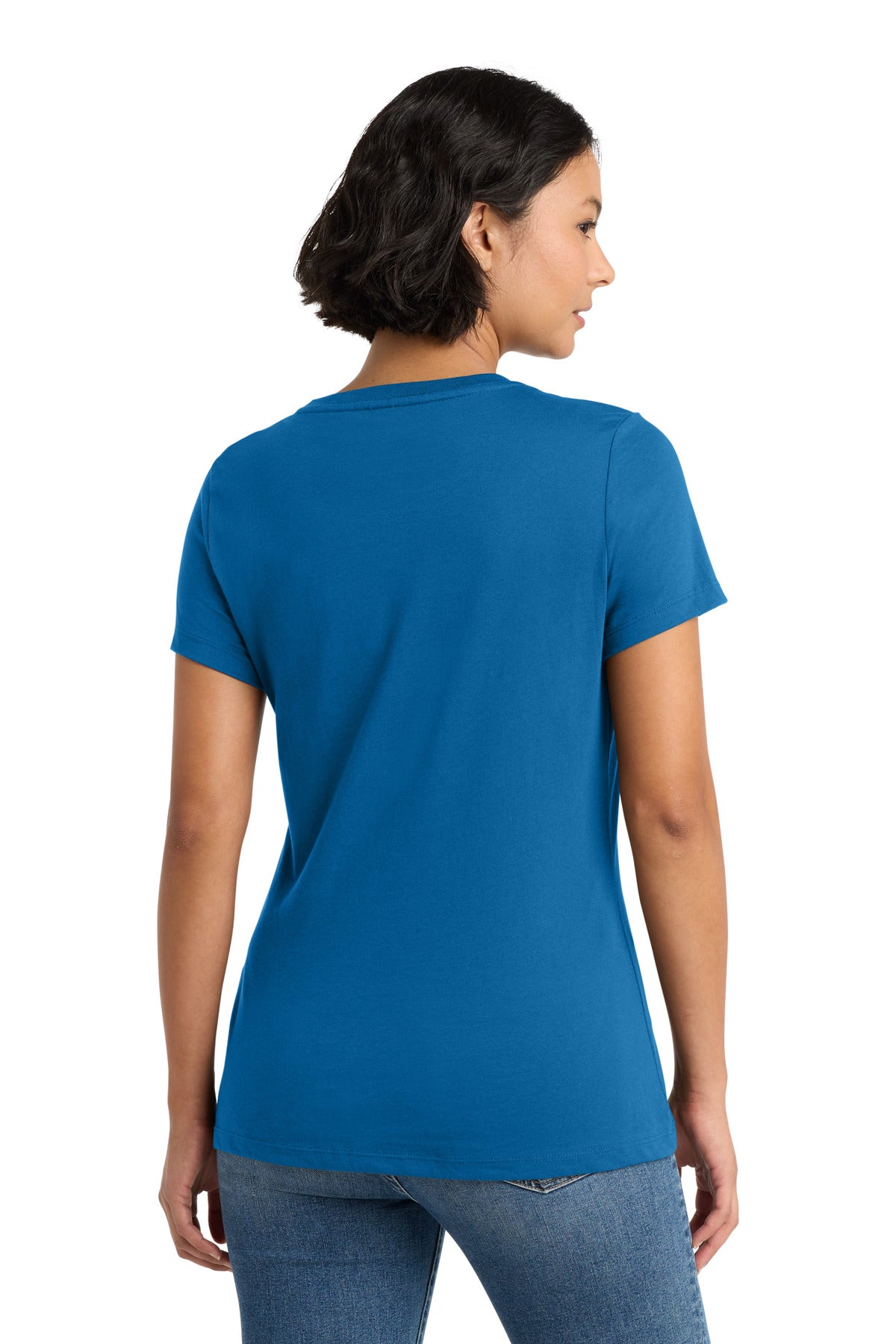 BrtBlue District Women's Perfect Weight Tee. DM104L