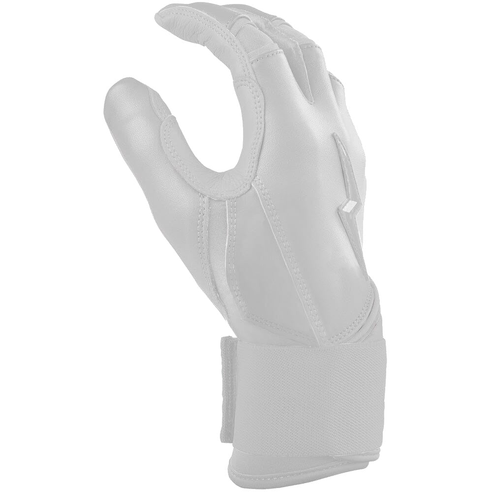 Bruce Bolt Bear Series Long Cuff Batting Gloves - Whiteout
