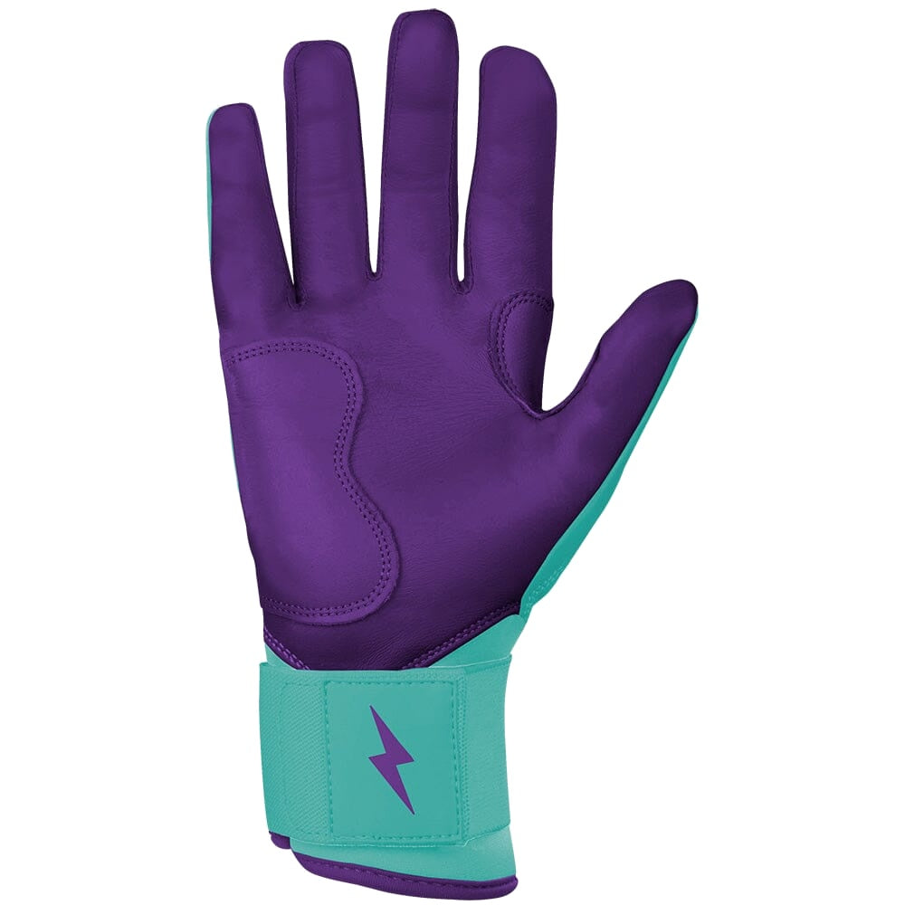 Bruce Bolt Creator Series Long Cuff Batting Gloves - Teal