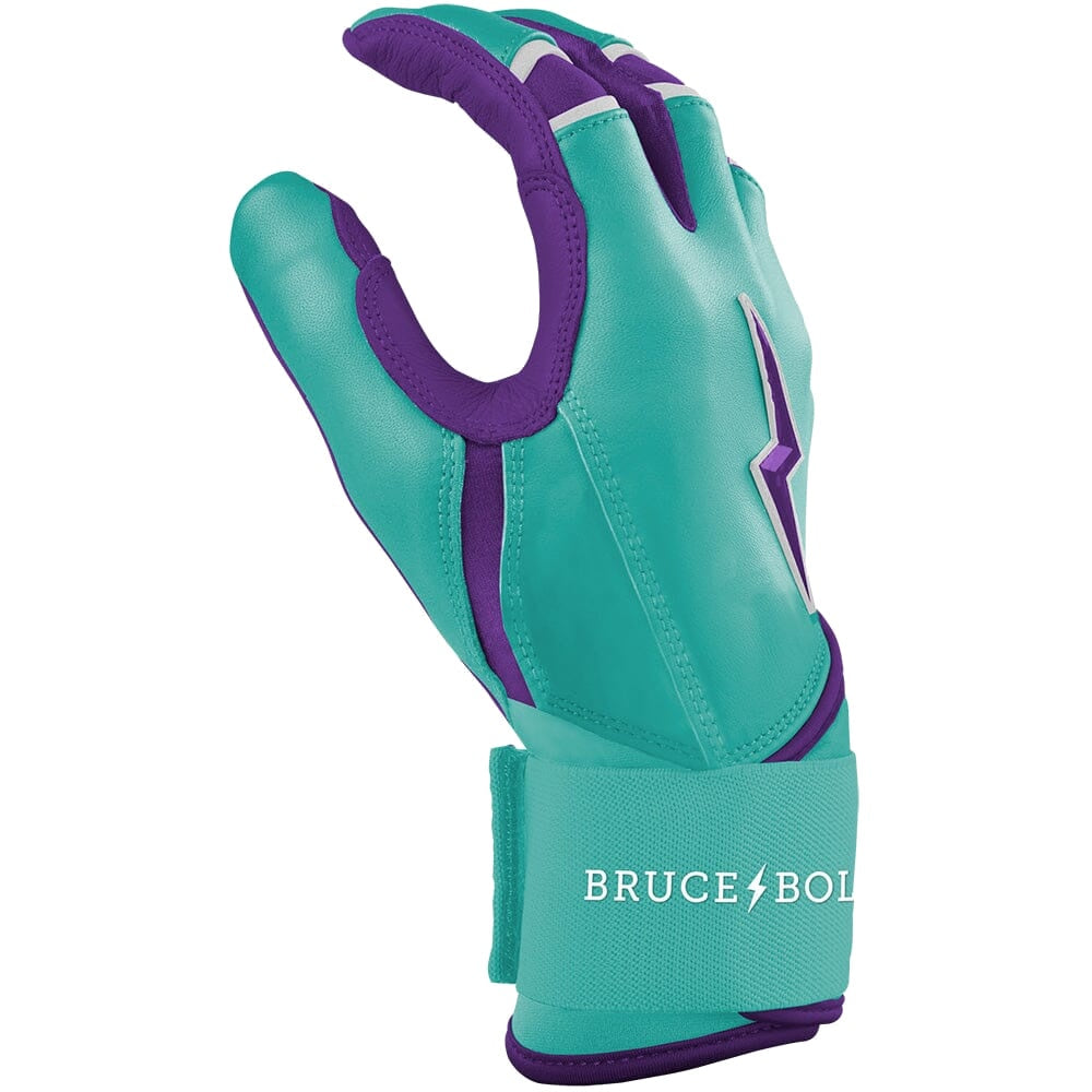 Bruce Bolt Creator Series Long Cuff Batting Gloves - Teal
