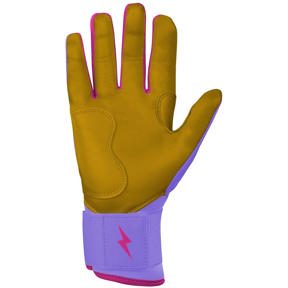 Bruce Bolt Harrison Bader Signature Series Long Cuff Batting Gloves - Lavender