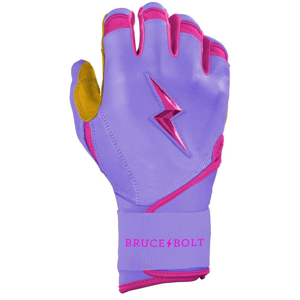 Bruce Bolt Harrison Bader Signature Series Long Cuff Batting Gloves - Lavender