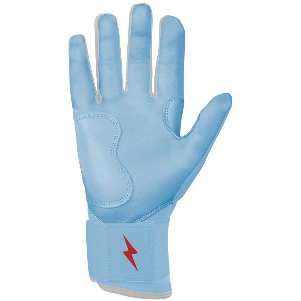 Bruce Bolt Ian Happ Signature Series Long Cuff Batting Gloves - Baby Blue