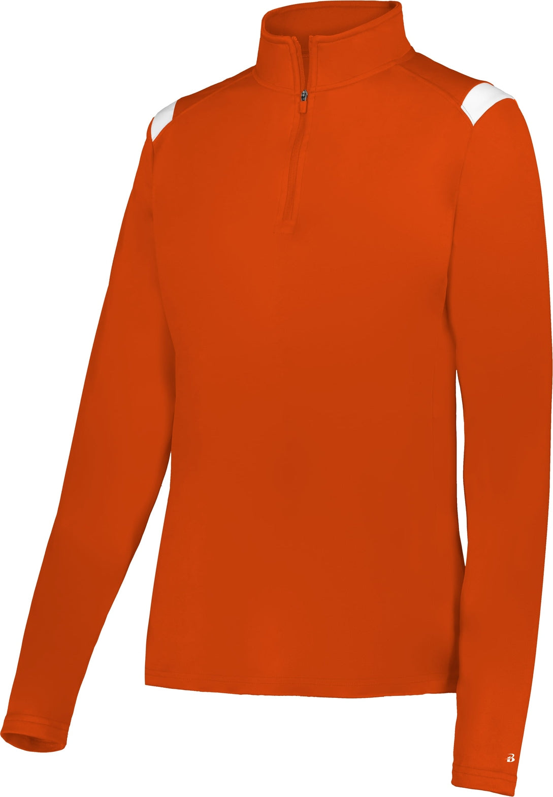 BT. ORANGE/WHITE (BA) ON THE RISE LADIES 1/4 ZIP