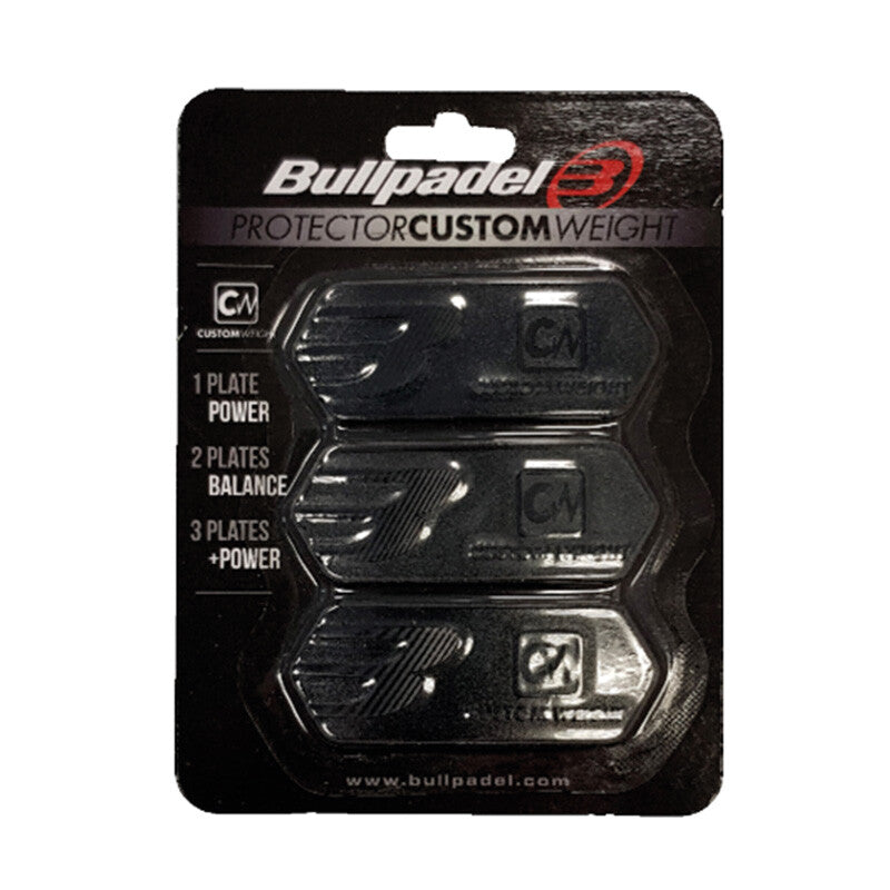 Bullpadel Custom Weight Protector (3x) - Blk / Os