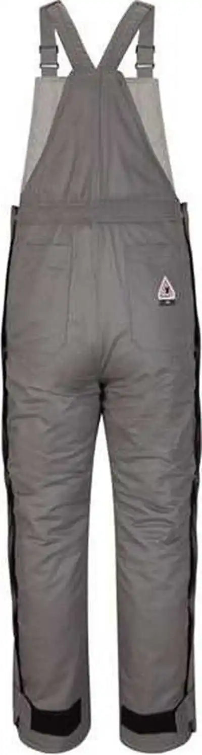 Bulwark Blc8 Deluxe Insulated Bib Overall - Excel Fr Comfortouch - Gray