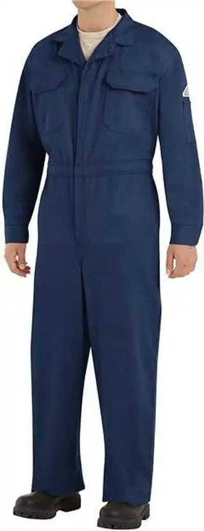 Bulwark Ced2l Flame Resistant Coveralls Long Sizes Navy