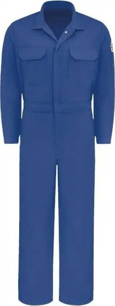 Bulwark Clb2l Premium Coverall - Excel Fr Comfortouch - 7 Oz. Long Sizes - Royal Blue