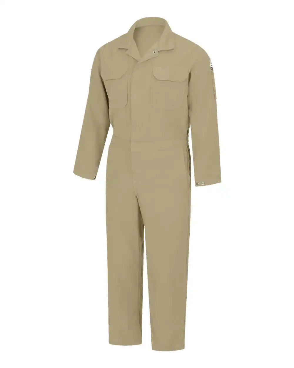 Bulwark Cmd6-new Midweight Cooltouch® 2 Fr Deluxe Coverall - Khaki / m