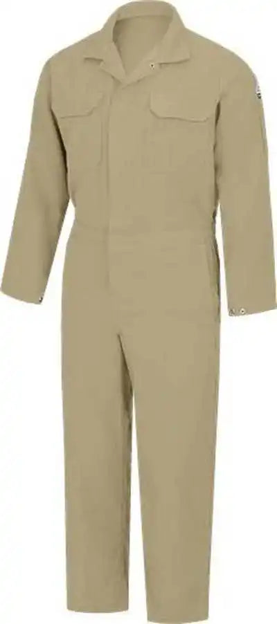 Bulwark Cmd6l New Midweight Cooltouch 2 Fr Deluxe Coverall Long Sizes Khaki
