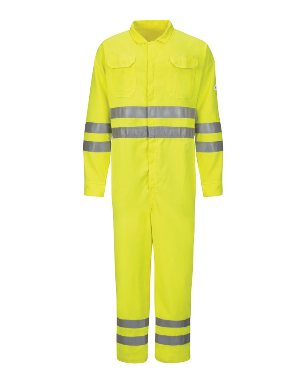 Bulwark Cmd8 Hi-vis Deluxe Coverall with Reflective Trim - Cooltouch 2 - 7 Oz