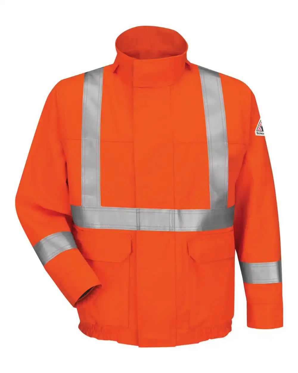 Bulwark Jljs Lined Bomber Jacket with Csa Compliant Reflective Trim - Excel Fr® Comfortouch - Orange / s