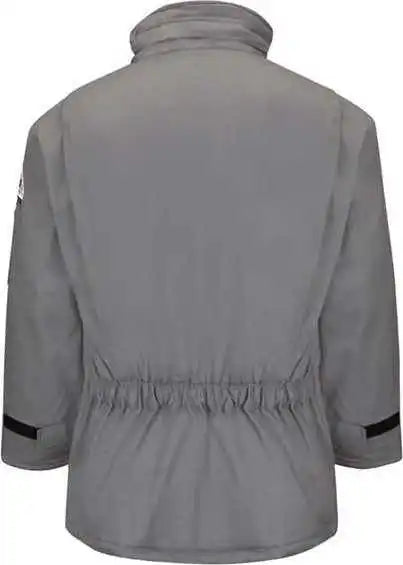 Bulwark Jlp8l Deluxe Parka - Excel Fr Comfortouch - Long Sizes - Gray