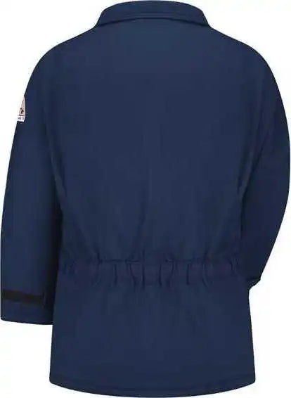 Bulwark Jnp2l Deluxe Parka - Nomex Iiia - Long Sizes - Navy