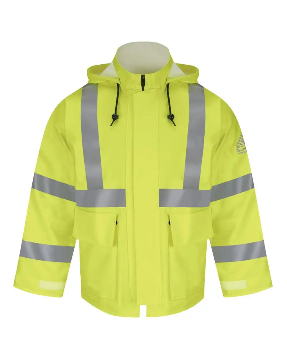 Bulwark Jxn4 Hi-visibility Flame-resistant Rain Jacket - Yellow/ Green / s