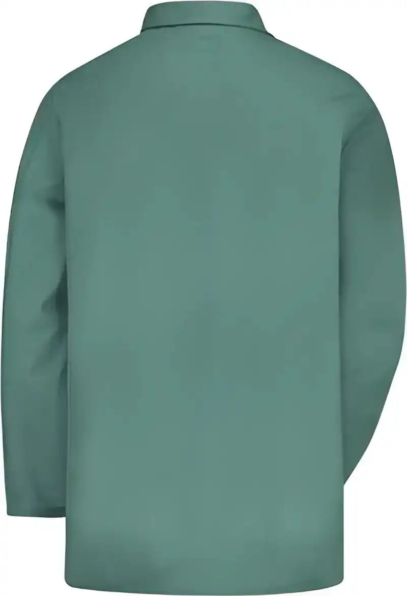 Bulwark Kew2l Work Coat - Excel Fr - 9 Oz. - Long Sizes - Visual Green