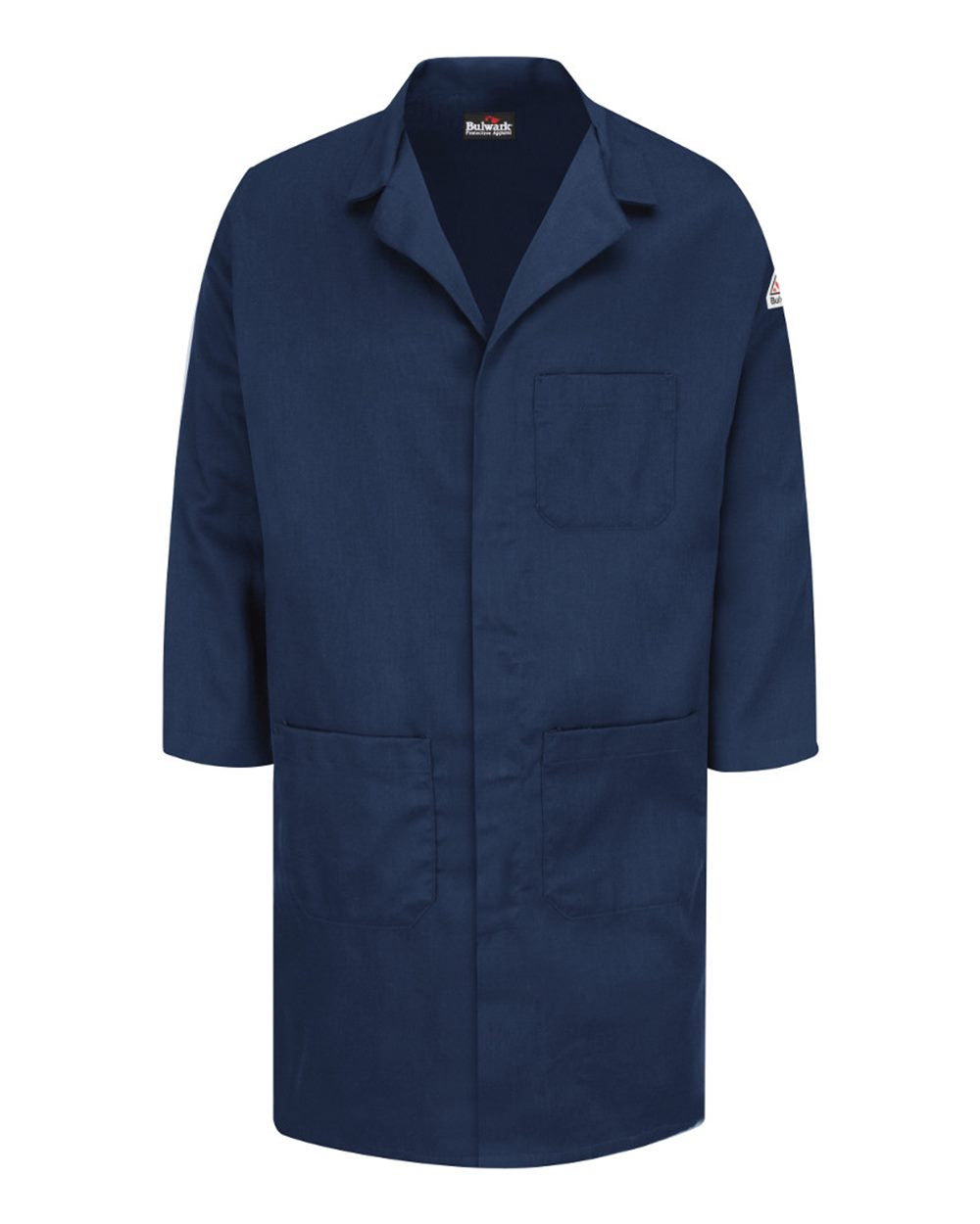 Bulwark Kll6 Concealed Snap Front Lab Coat - Excel Fr® Comfortouch® - 6 Oz