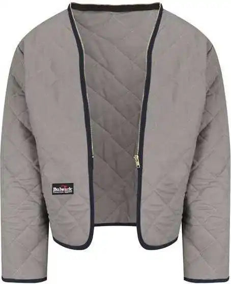 Bulwark Lml2l Flame Resistant Zip in out Modaquilt Liner Long Sizes Gy Gray