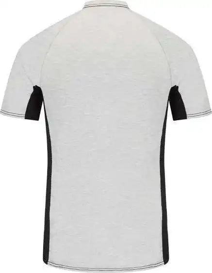 Bulwark Mps4 Short Sleeve Fr Two Tone Base Layer with Concealed Chest Pocket Excel Gray