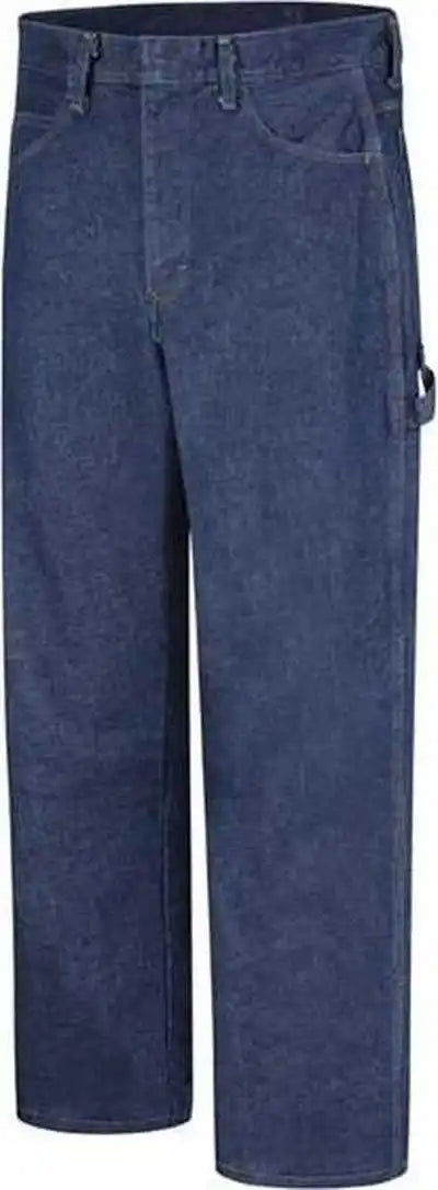 Bulwark Pej8ext Flame Resistant Pre Washed Denim Dungaree Extended Sizes Blue 37ui