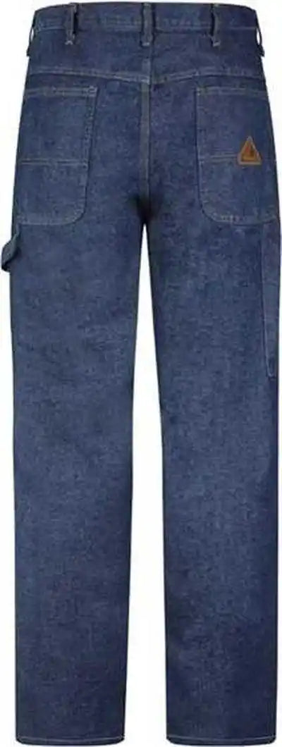 Bulwark Pej8ext Flame Resistant Pre Washed Denim Dungaree Extended Sizes Blue 37ui