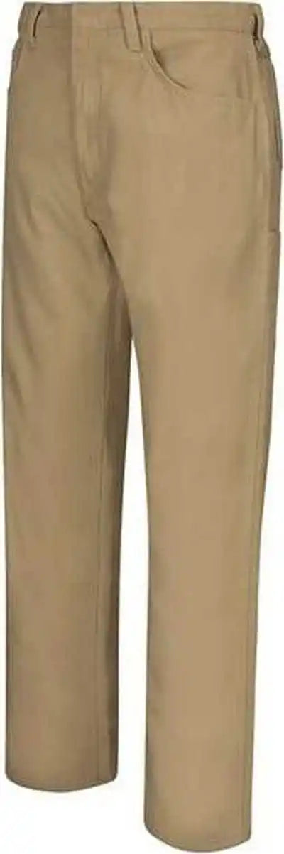 Bulwark Plj6 Loose Fit Midweight Canvas Jean - Excel Fr Comfortouch - 8.5 Oz. - Khaki - 34i