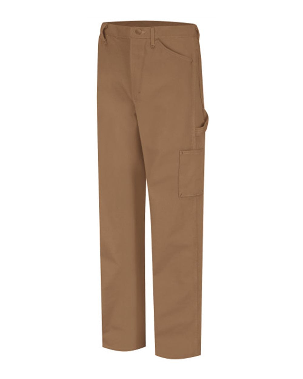 Bulwark Plj8 Dungaree - Excel Fr Comfortouch - 11.0 Oz - Brown Duck - Unhemmed