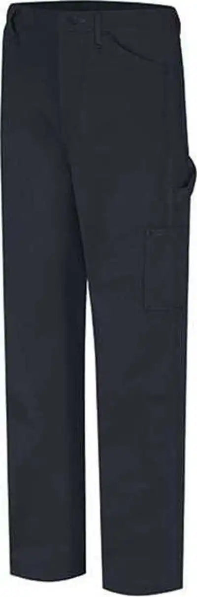 Bulwark Plj8 Dungaree Excel Fr Comfortouch 11.0 Oz. Navy Unhemmed