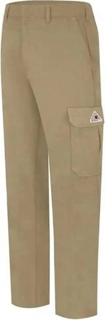 Bulwark Pmu2ext Cooltouch 2 Cargo Pocket Pants - Extended Sizes - Khaki - Unhemmed