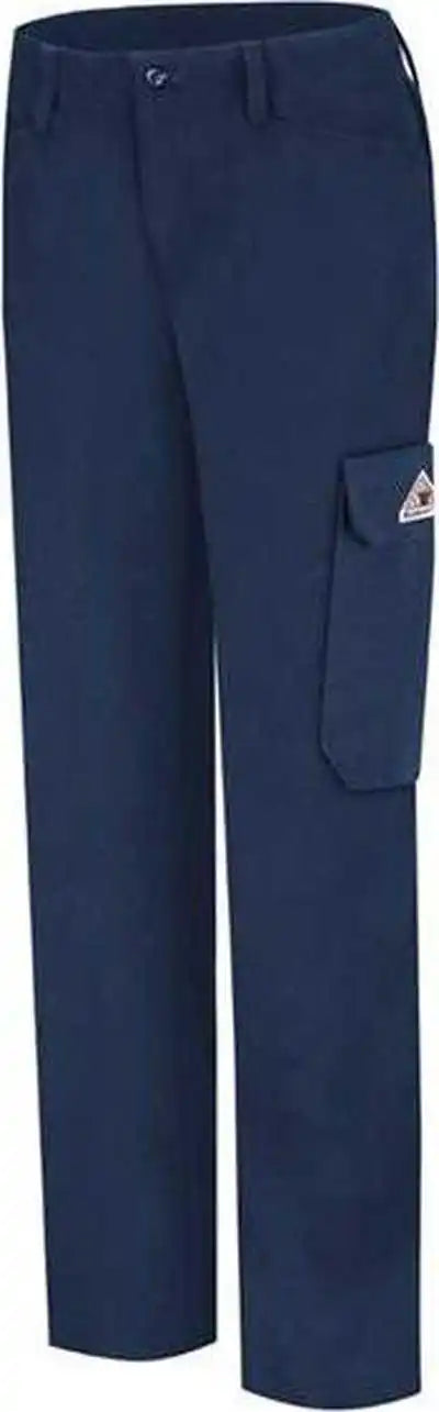Bulwark Pmu3 Women’s Cargo Pocket Pants Cool Touch 2 Navy 34 Unhemmed