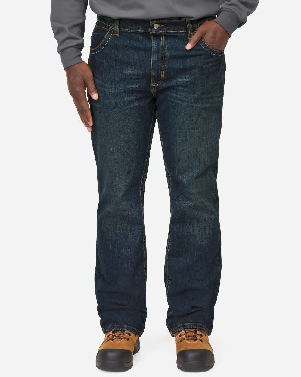 Bulwark Psj2 Men’s Bootcut Jeans - Sanded Denim - 34i