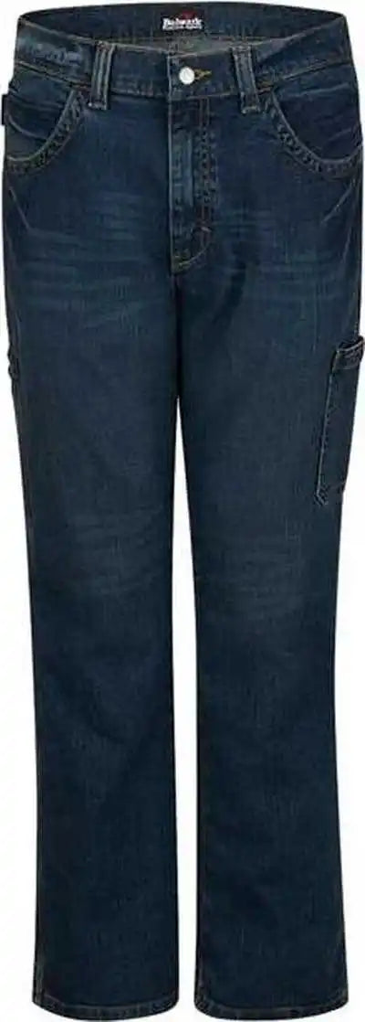 Bulwark Psj6 Stretch Denim Dungaree Jeans Sanded 36i