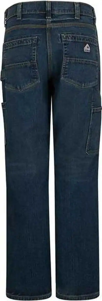 Bulwark Psj6 Stretch Denim Dungaree Jeans Sanded 36i