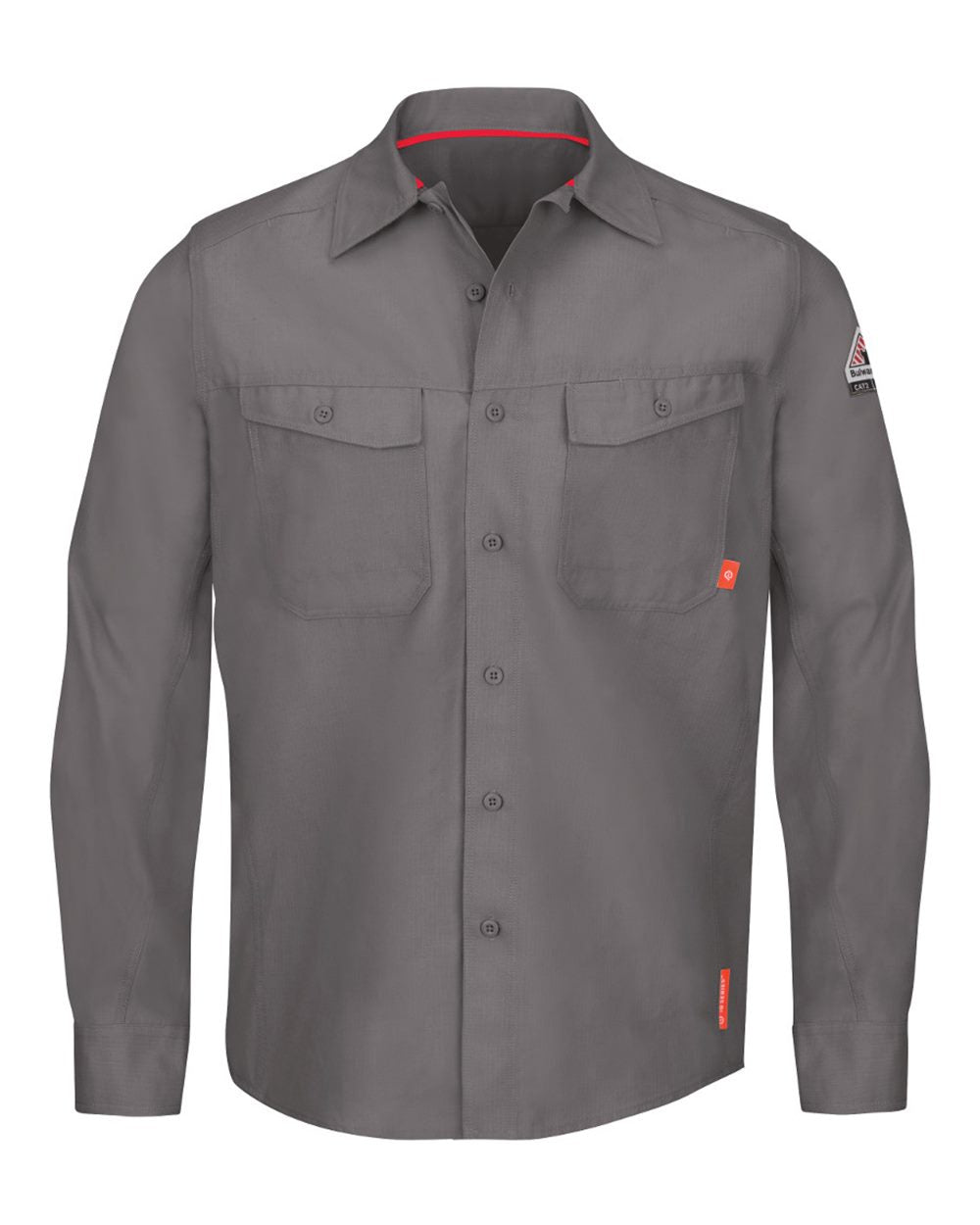 Bulwark Qs40 Iq Series Endurance Work Shirt - Grey