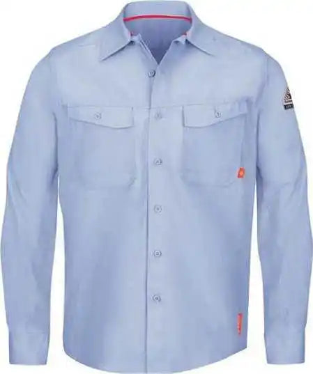 Bulwark Qs40 Iq Series Endurance Work Shirt - Light Blue