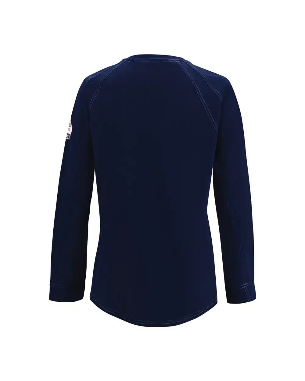 Bulwark Qt31 Iq Series® Comfort Knit Women’s Long Sleeve Tee - Dark Blue - Xs
