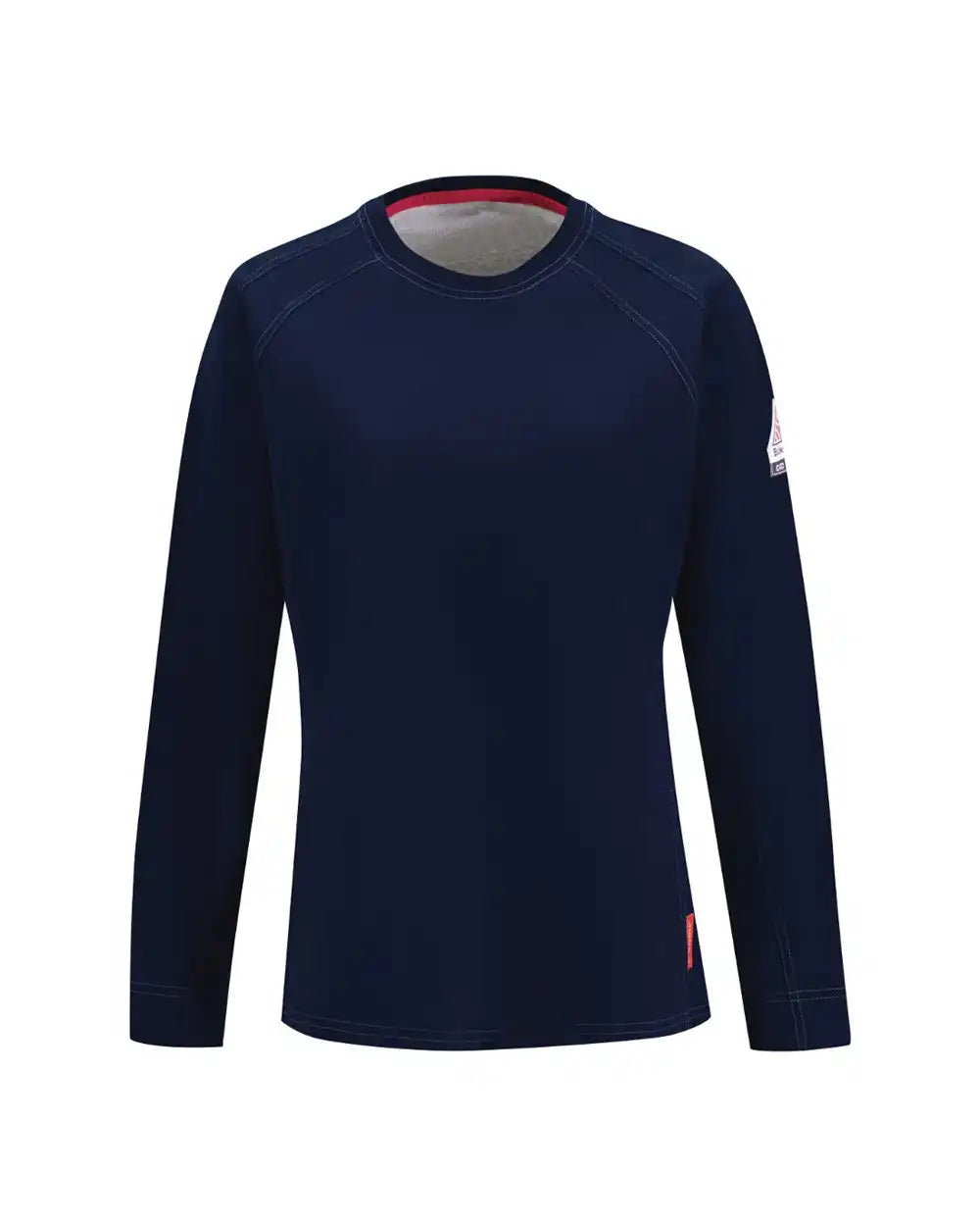 Bulwark Qt31 Iq Series® Comfort Knit Women’s Long Sleeve Tee - Dark Blue - Xs