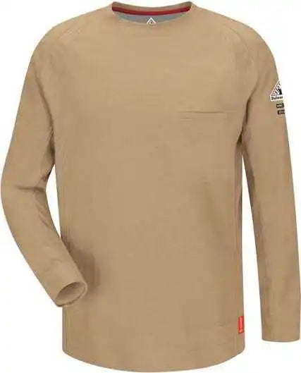 Bulwark Qt32l Flame Resistant Long Sleeve Shirt - Sizes - Khaki