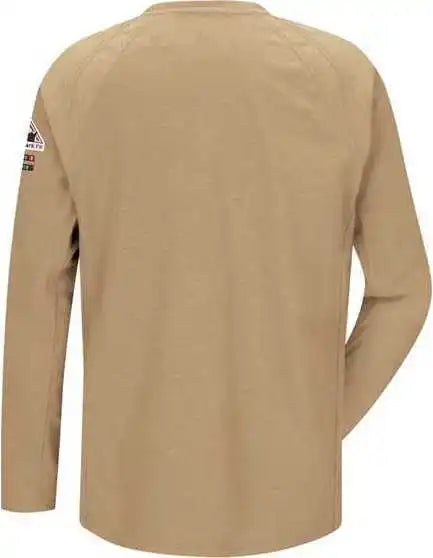 Bulwark Qt32l Flame Resistant Long Sleeve Shirt - Sizes - Khaki