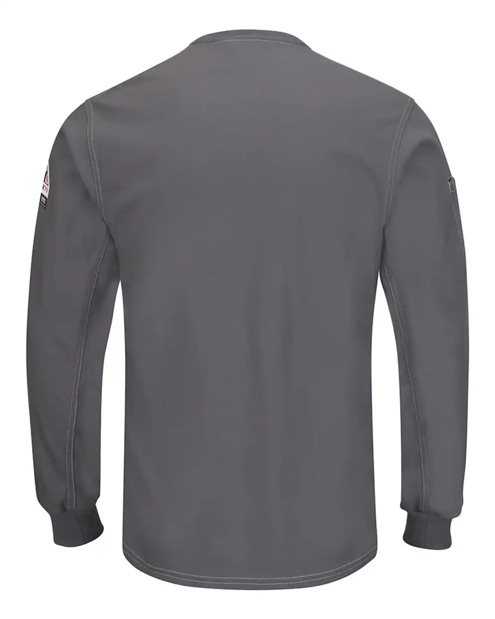 Bulwark Qt40 Iq Series® Plus Long Sleeve Henley - Charcoal