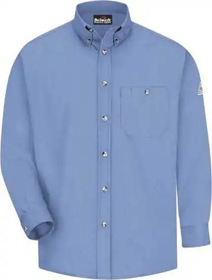 Bulwark Seg6l Excel Fr Dress Shirt Long Sizes - Light Blue
