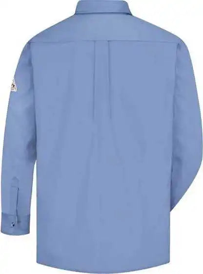 Bulwark Seg6l Excel Fr Dress Shirt Long Sizes - Light Blue
