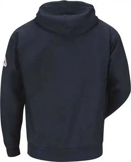 Bulwark Seh4 Zip-front Hooded Sweatshirt - Navy